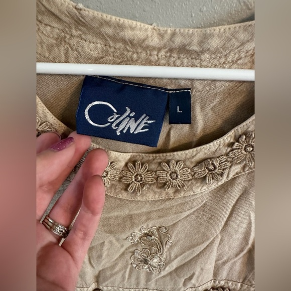 Coline Boho Beaded Dress Vintage - Picture 2 of 4